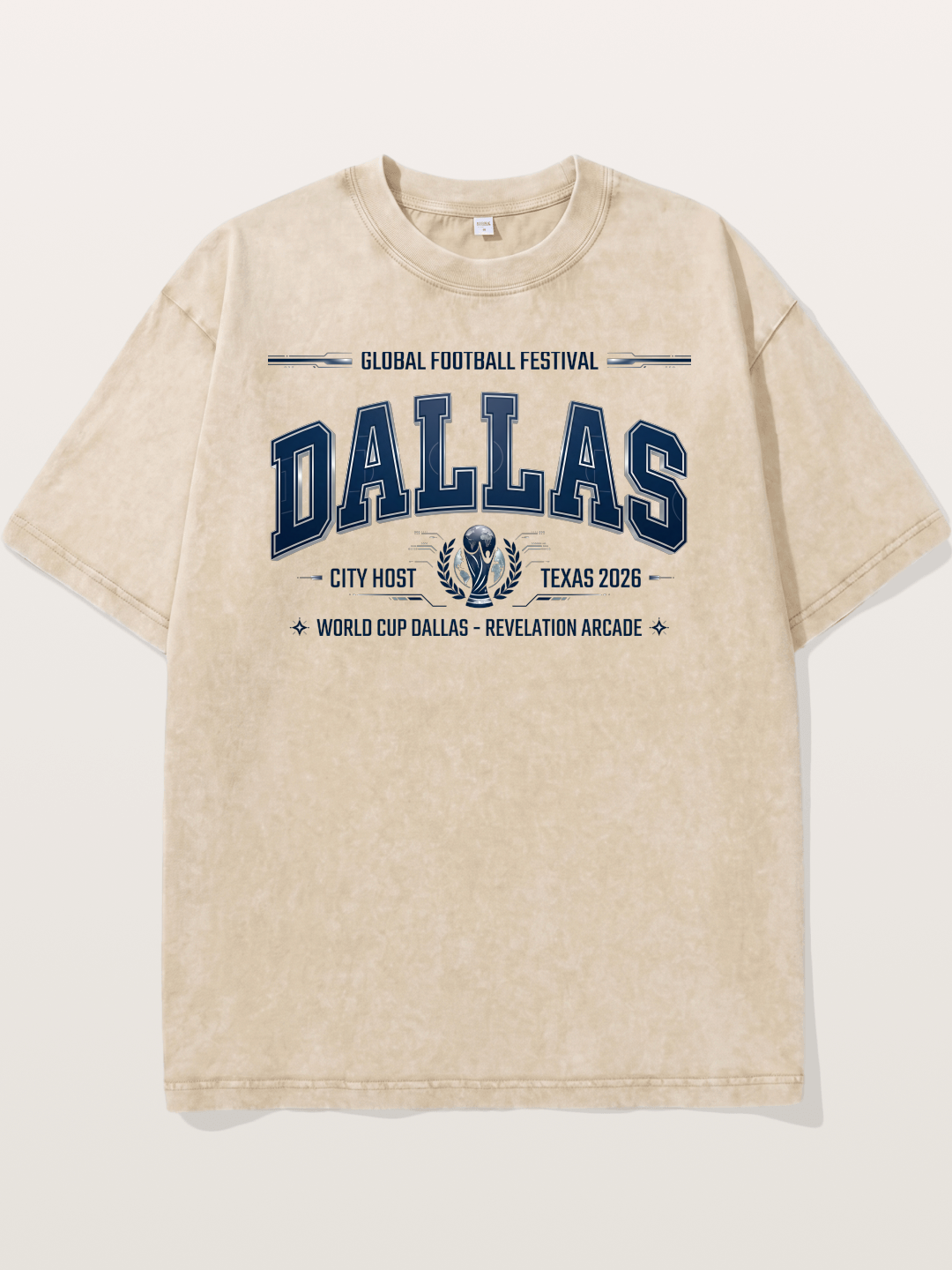 Dallas 2026 World Cup Print Washed T-shirt