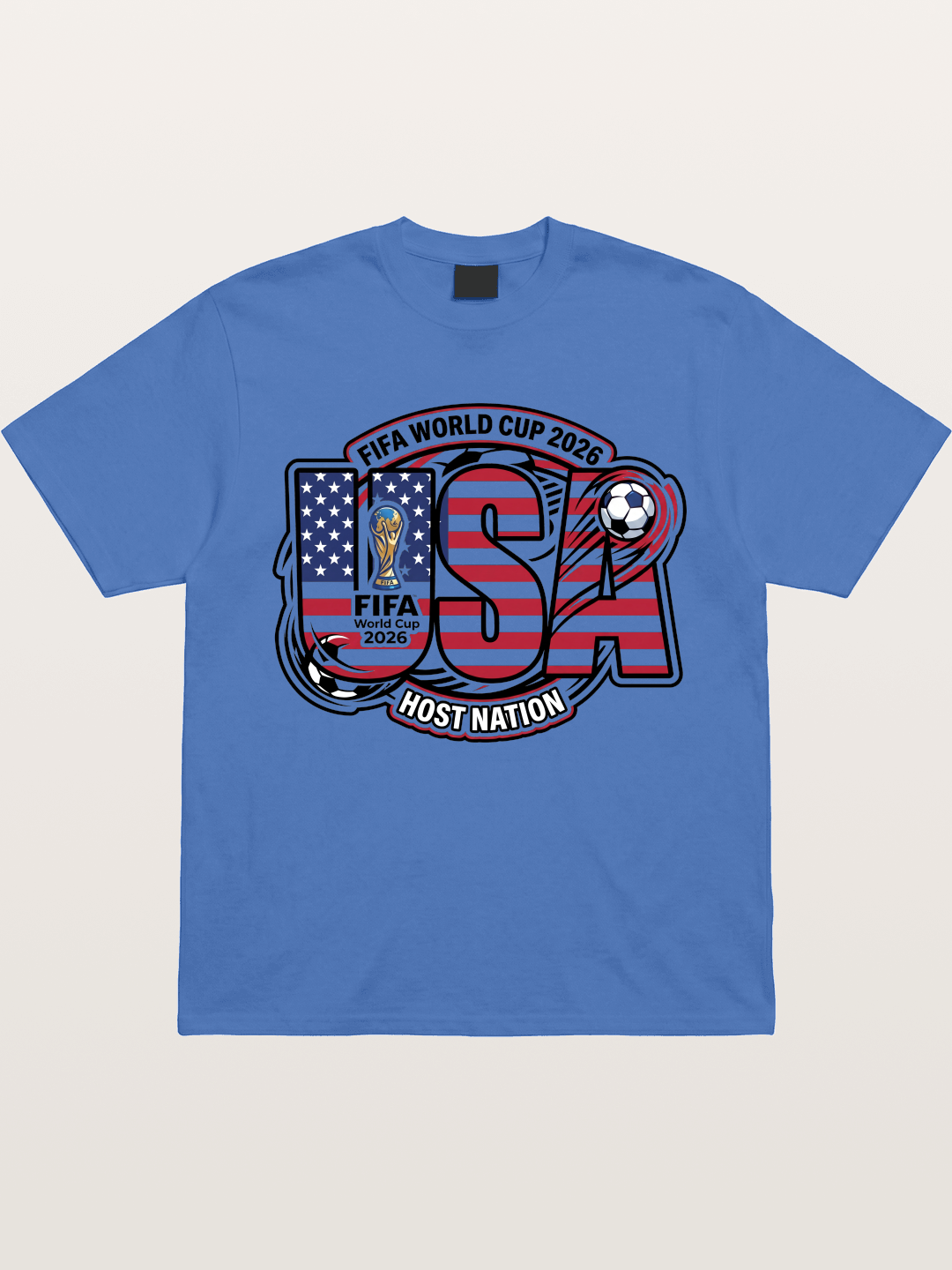 USA 2026 World Cup Typography Gildan T-shirt