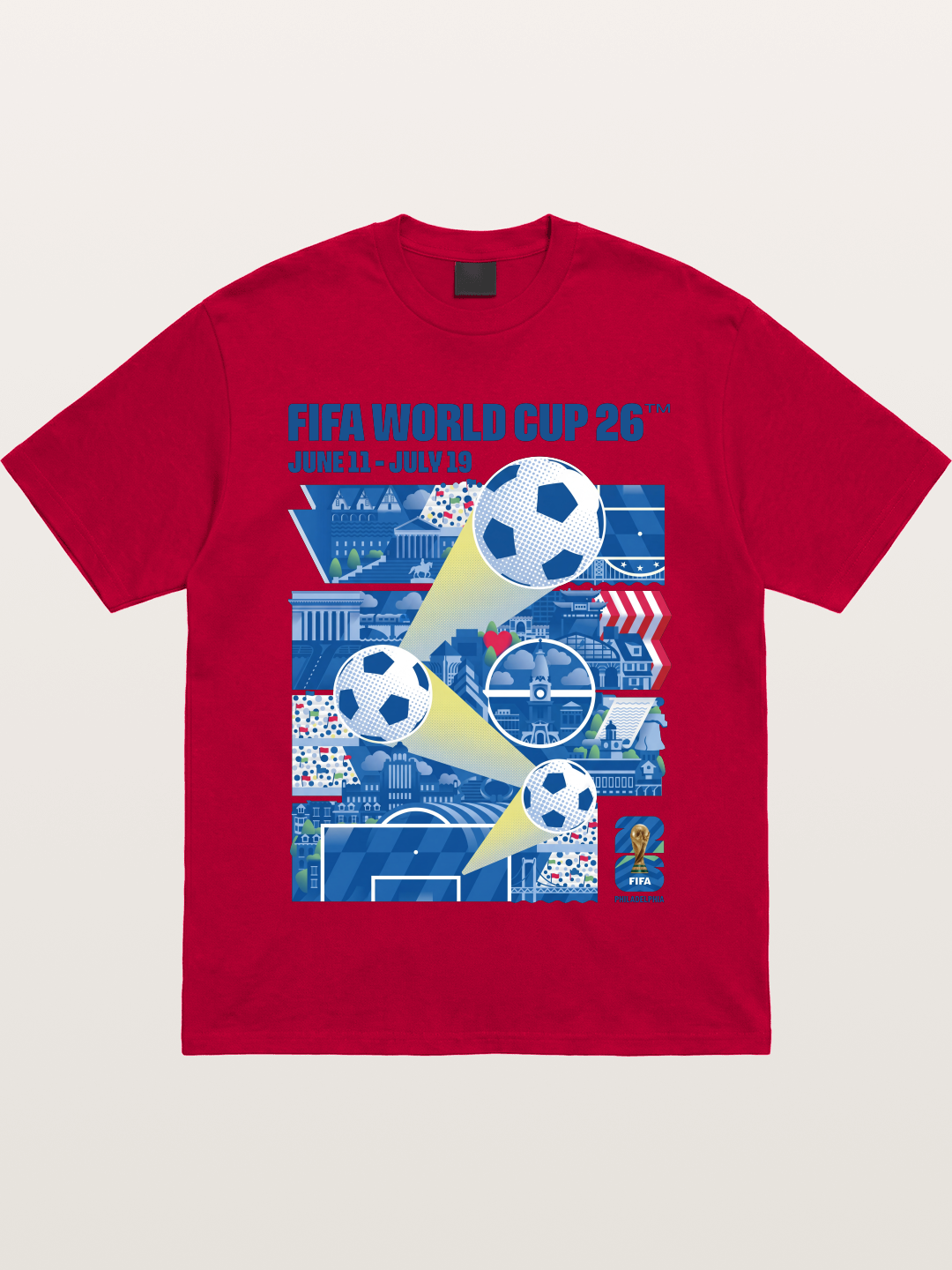 2026 WC Schedule & Landmarks Gildan T-shirt
