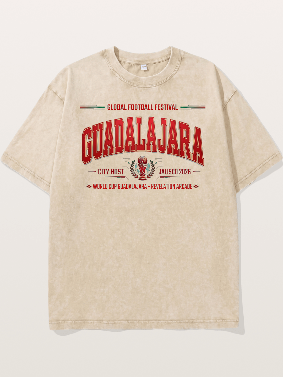 Guadalajara 2026 WC Host Print Washed T-shirt