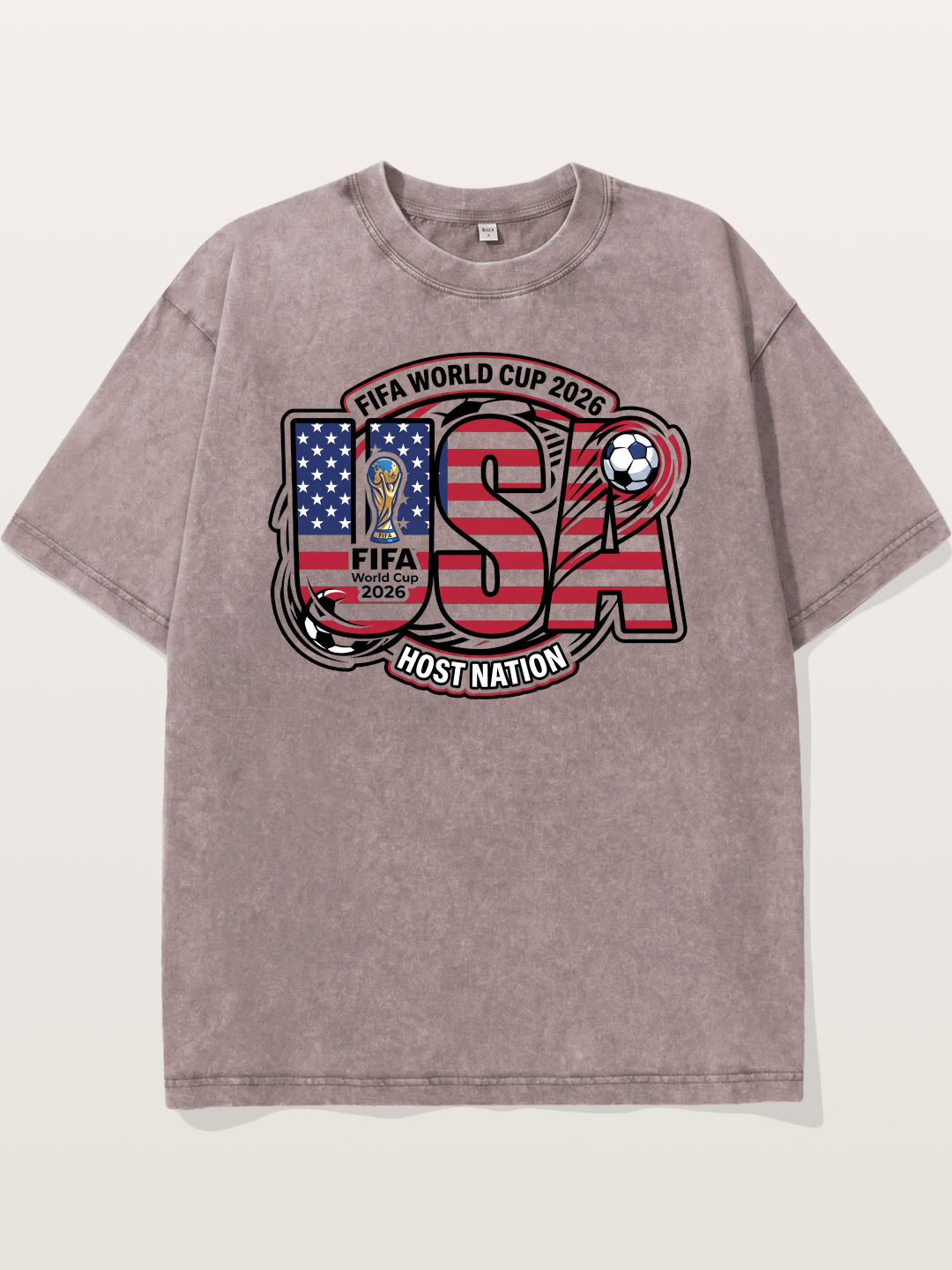 USA 2026 World Cup Typography Washed T-shirt