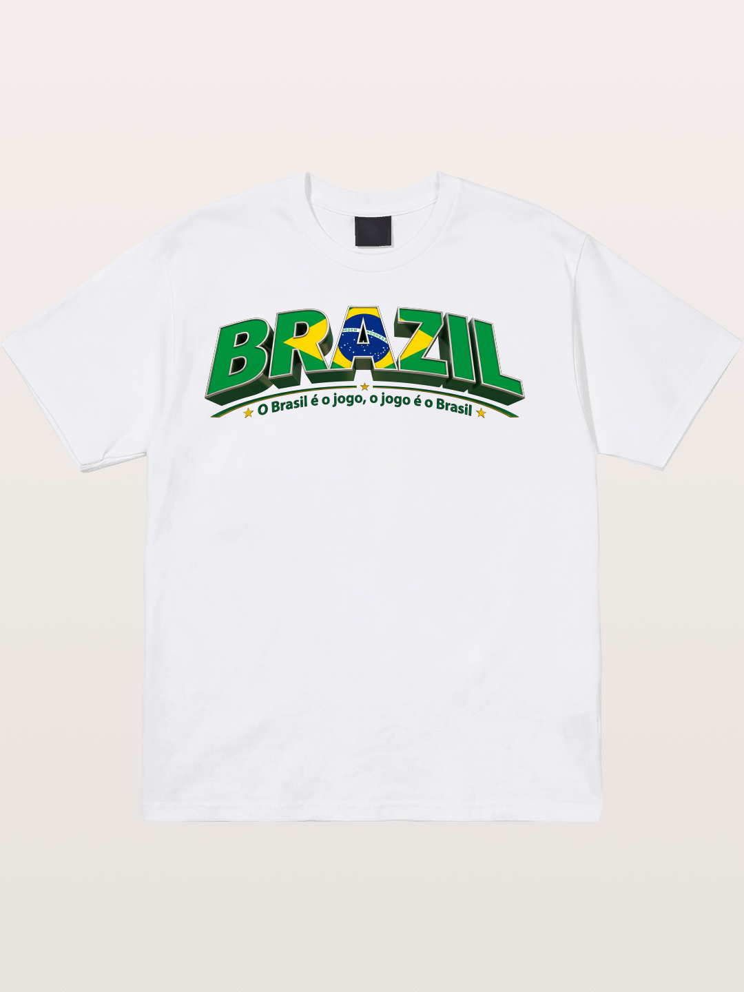 Brazil Retro Team Logo WC Cotton T-shirt