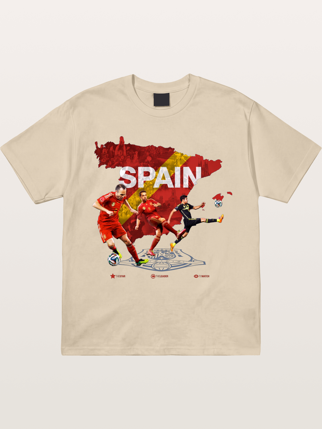 Spain National Team Players Collage Gildan T-shirt