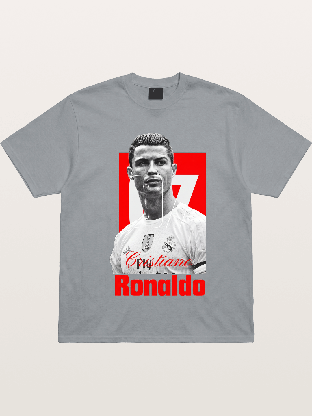 Ronaldo Real Madrid Number 7 Gildan T-shirt