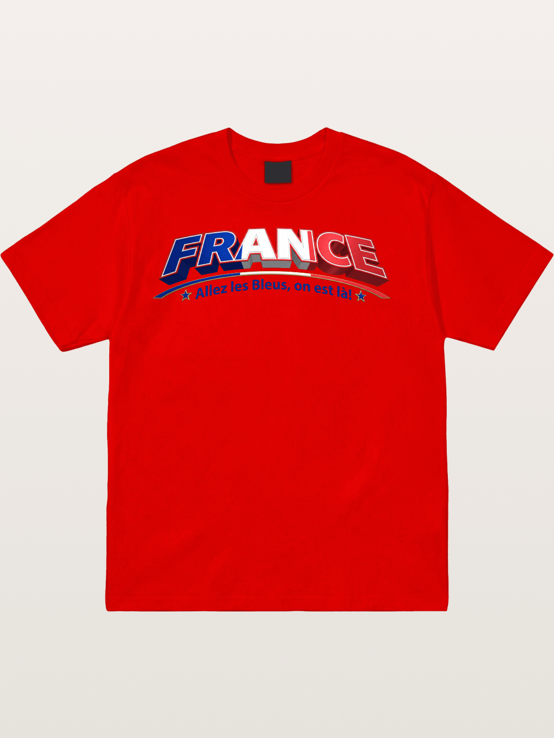 France Retro Team Logo WC Cotton T-shirt