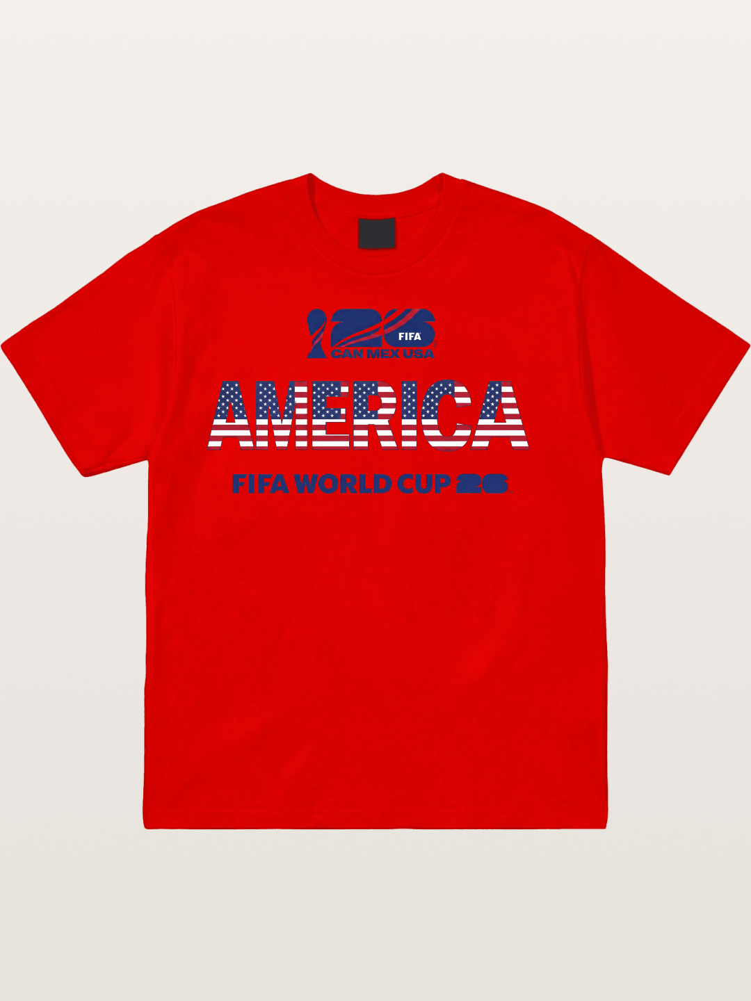 2026 World Cup MEXUSA Flag Art Cotton T-shirt