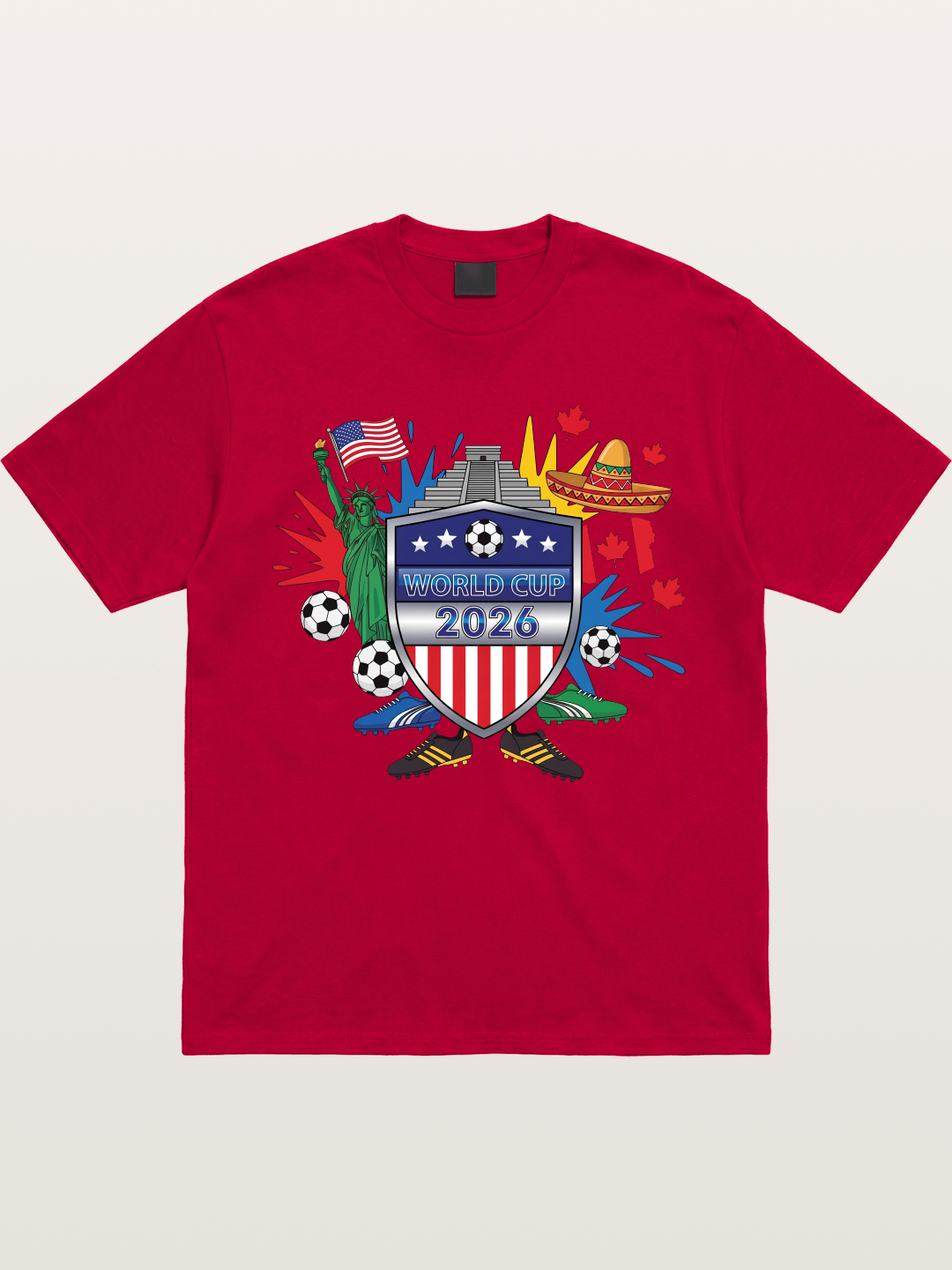 USA Mexico Canada WC Shield Gildan T-shirt
