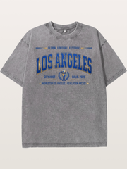 Los Angeles 2026 WC Badge Washed T-shirt
