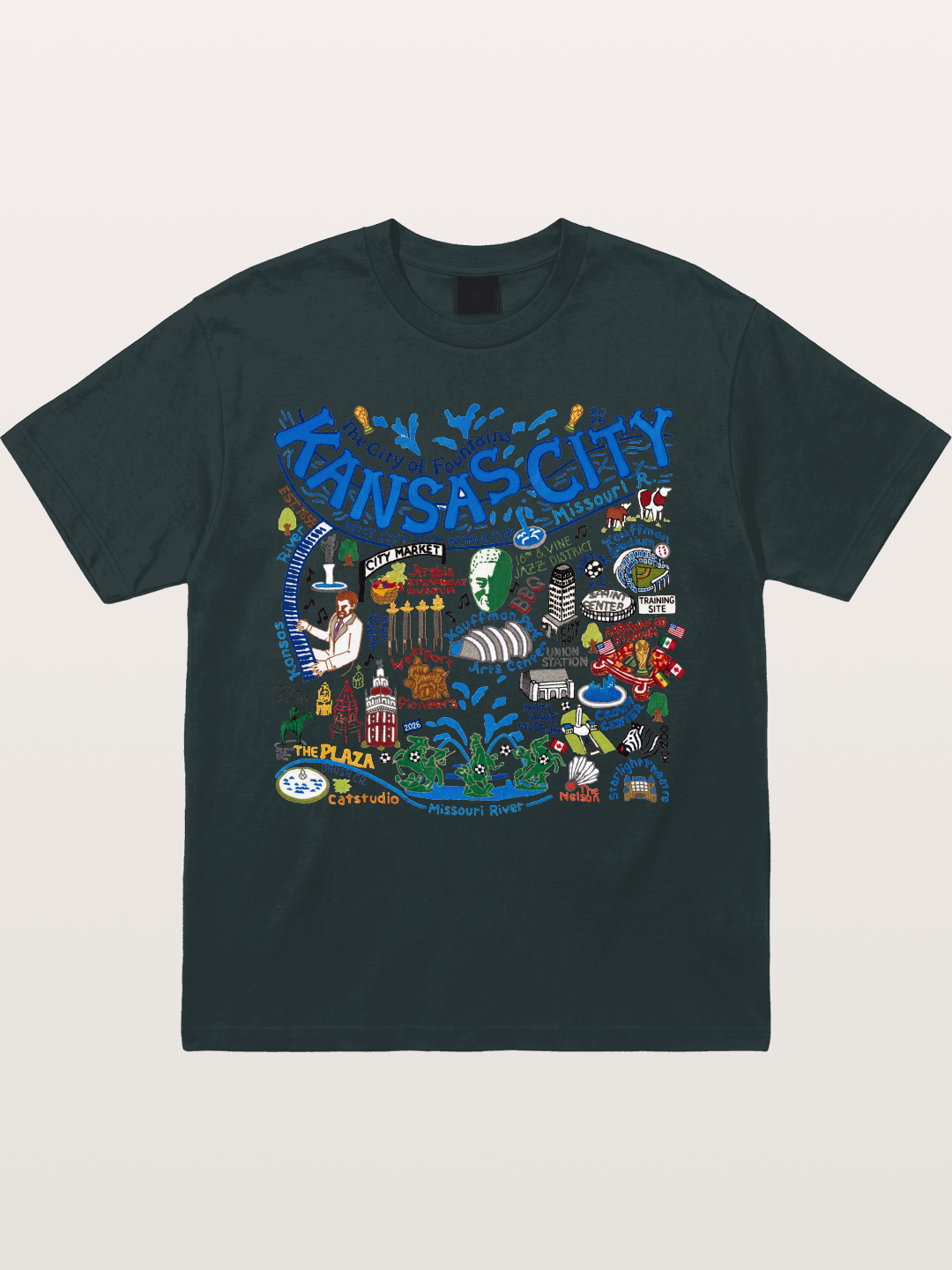 Kansas City World Cup Graphic Gildan T-shirt