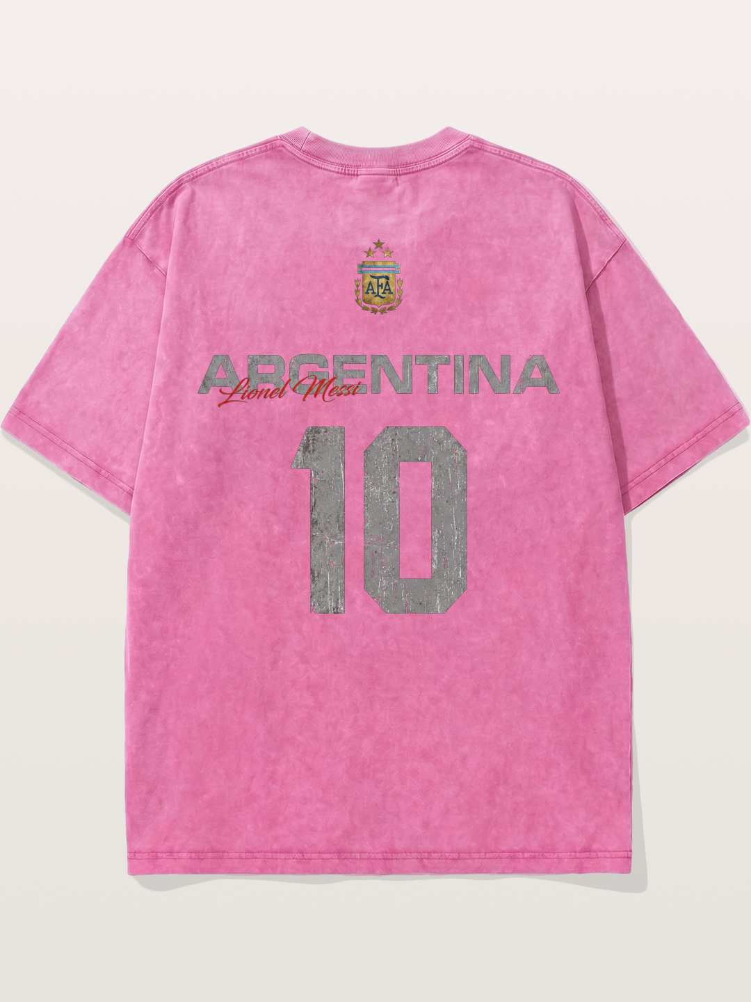 Argentina Messi 10 Retro Washed T-shirt