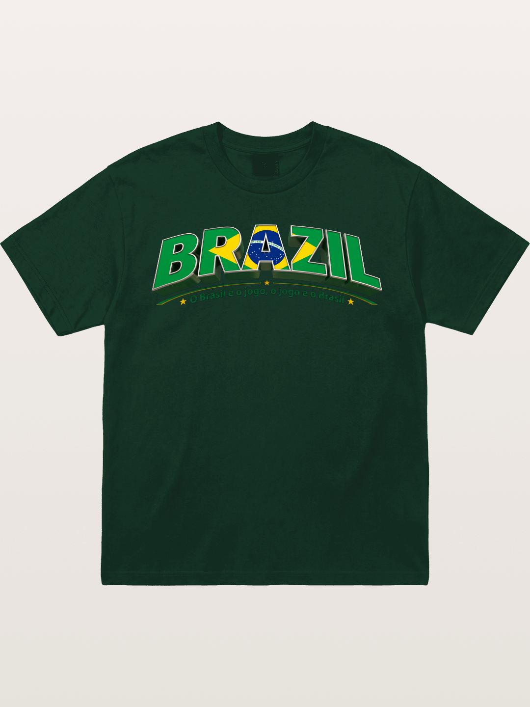 Brazil Retro Team Logo WC Gildan T-shirt