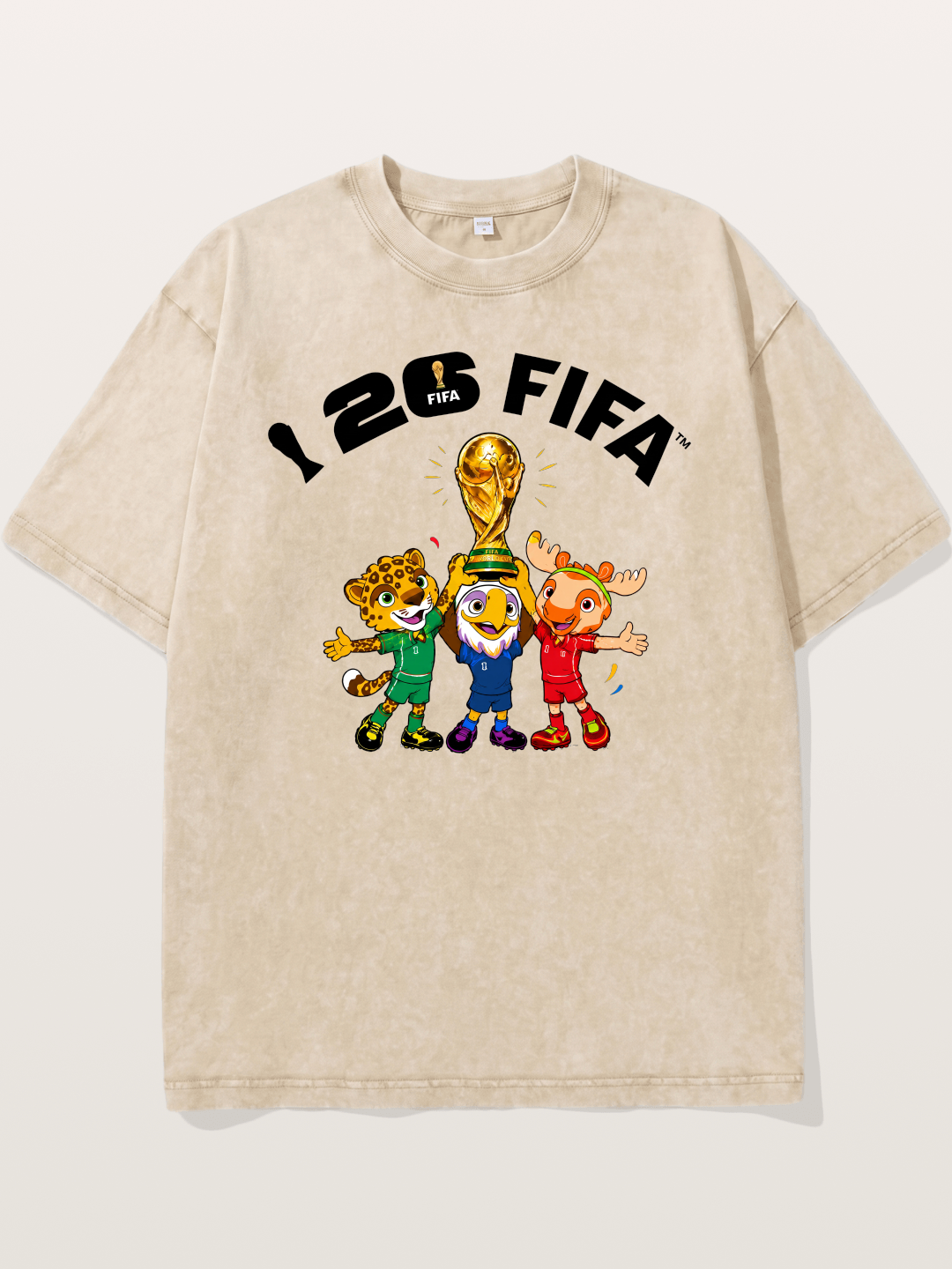 2026 FIFA Mascots Trophy Graphic Washed T-shirt