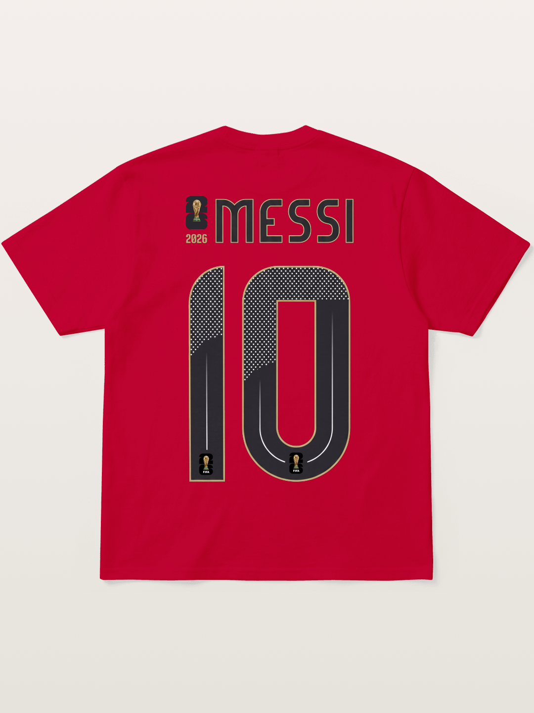 Argentina 10 Messi 2026 WC Gildan T-shirt