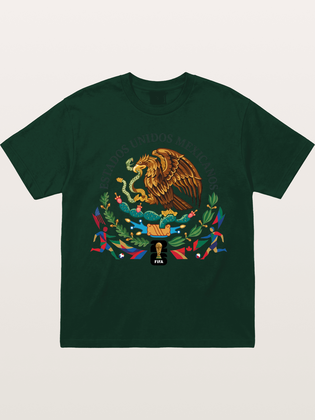 Mexican Eagle World Cup Art Gildan T-shirt