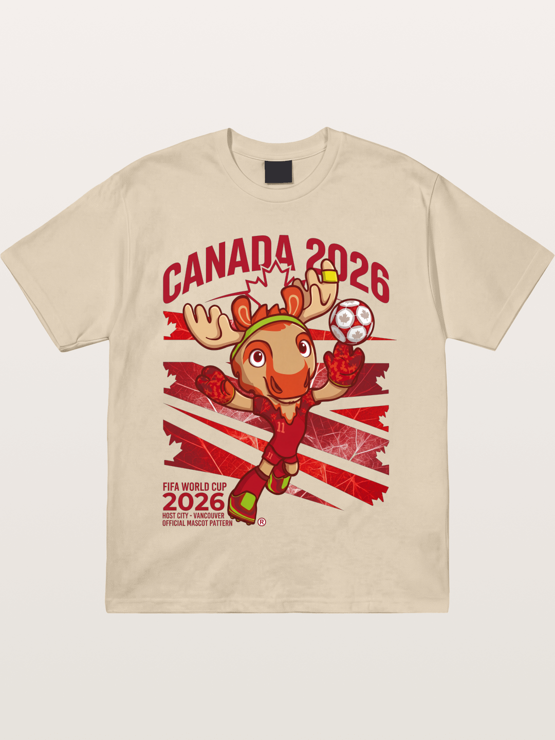 Canada 2026 Moose Mascot Gildan T-shirt