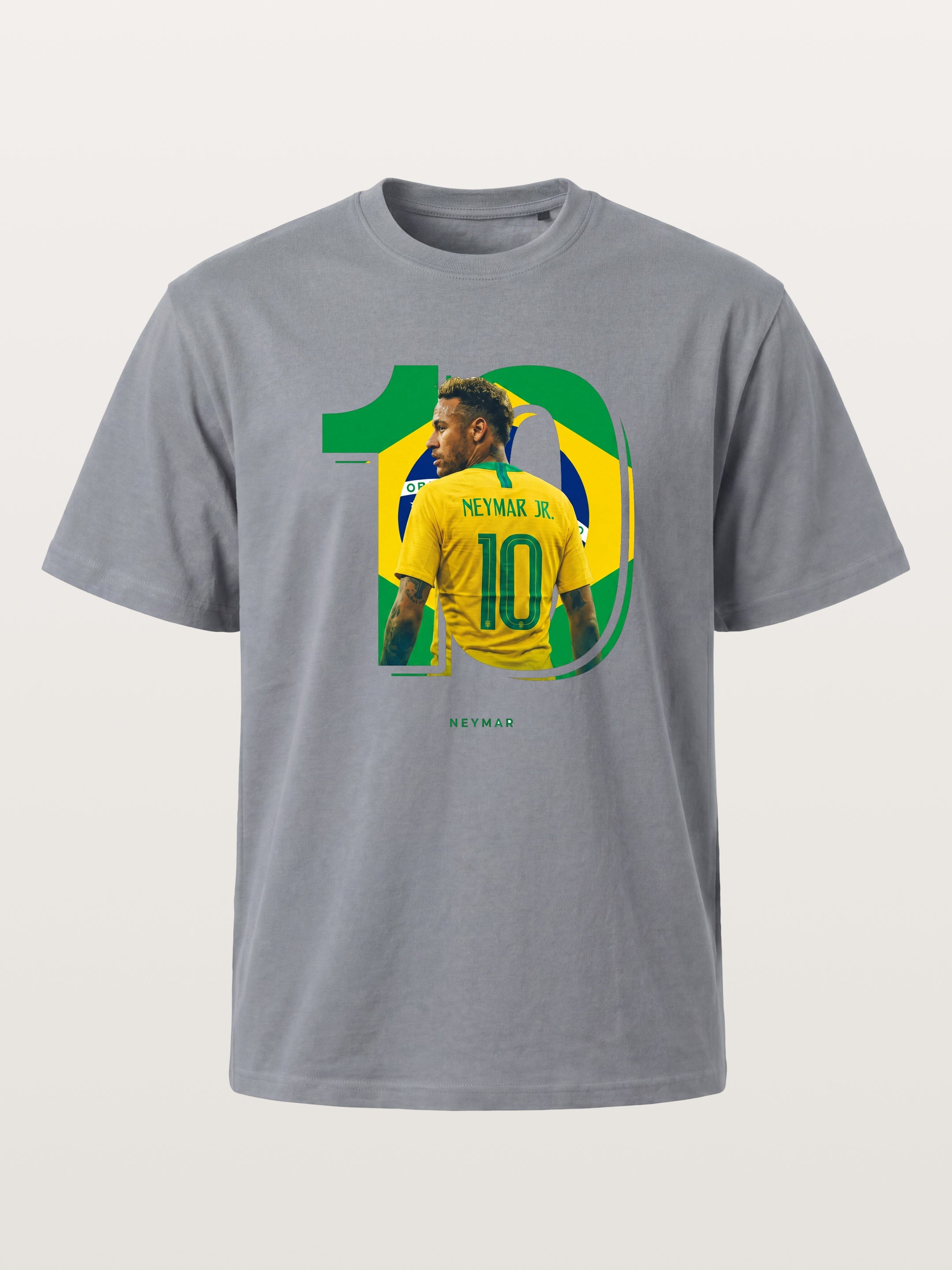 Neymar Brazil 10 Jersey Print Gildan T-shirt