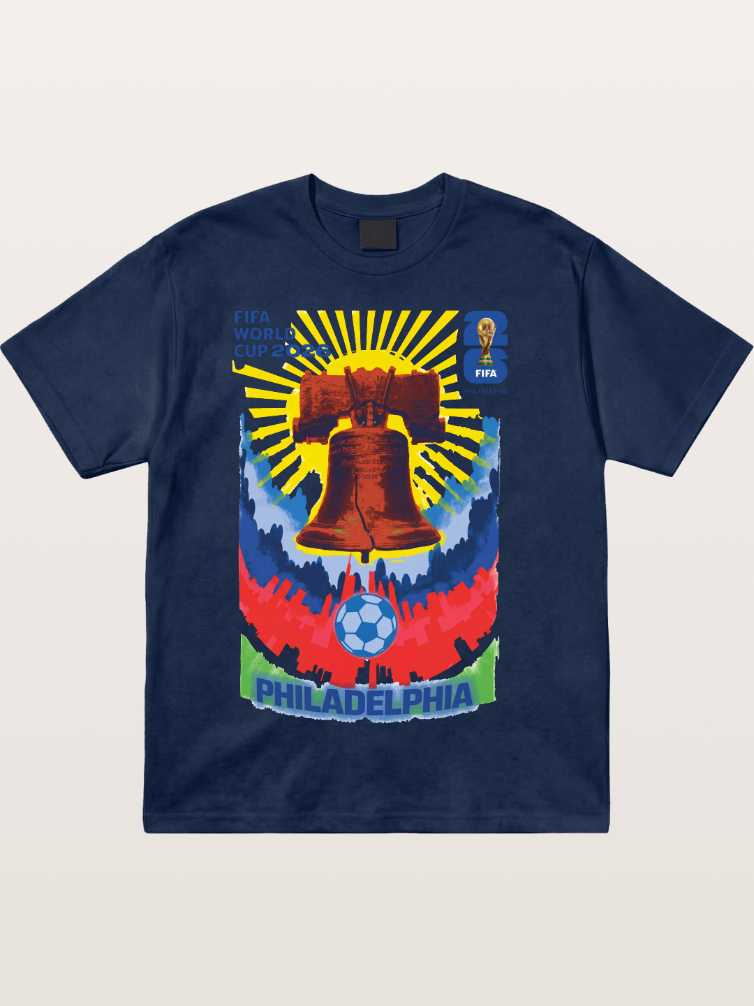 Philadelphia WC 2026 Liberty Bell Cotton T-shirt