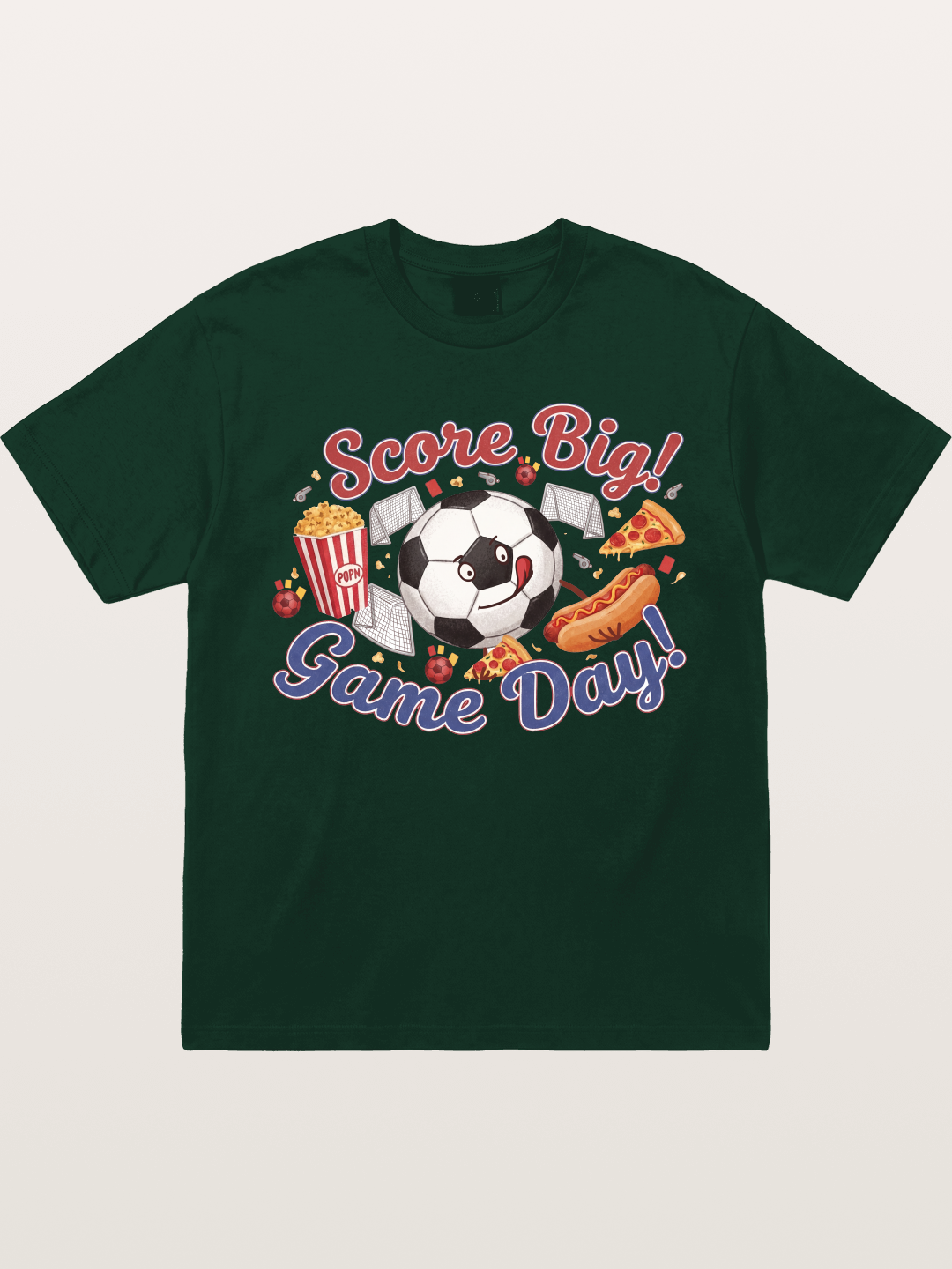 Game Day Snack Soccer Doodle Gildan T-shirt
