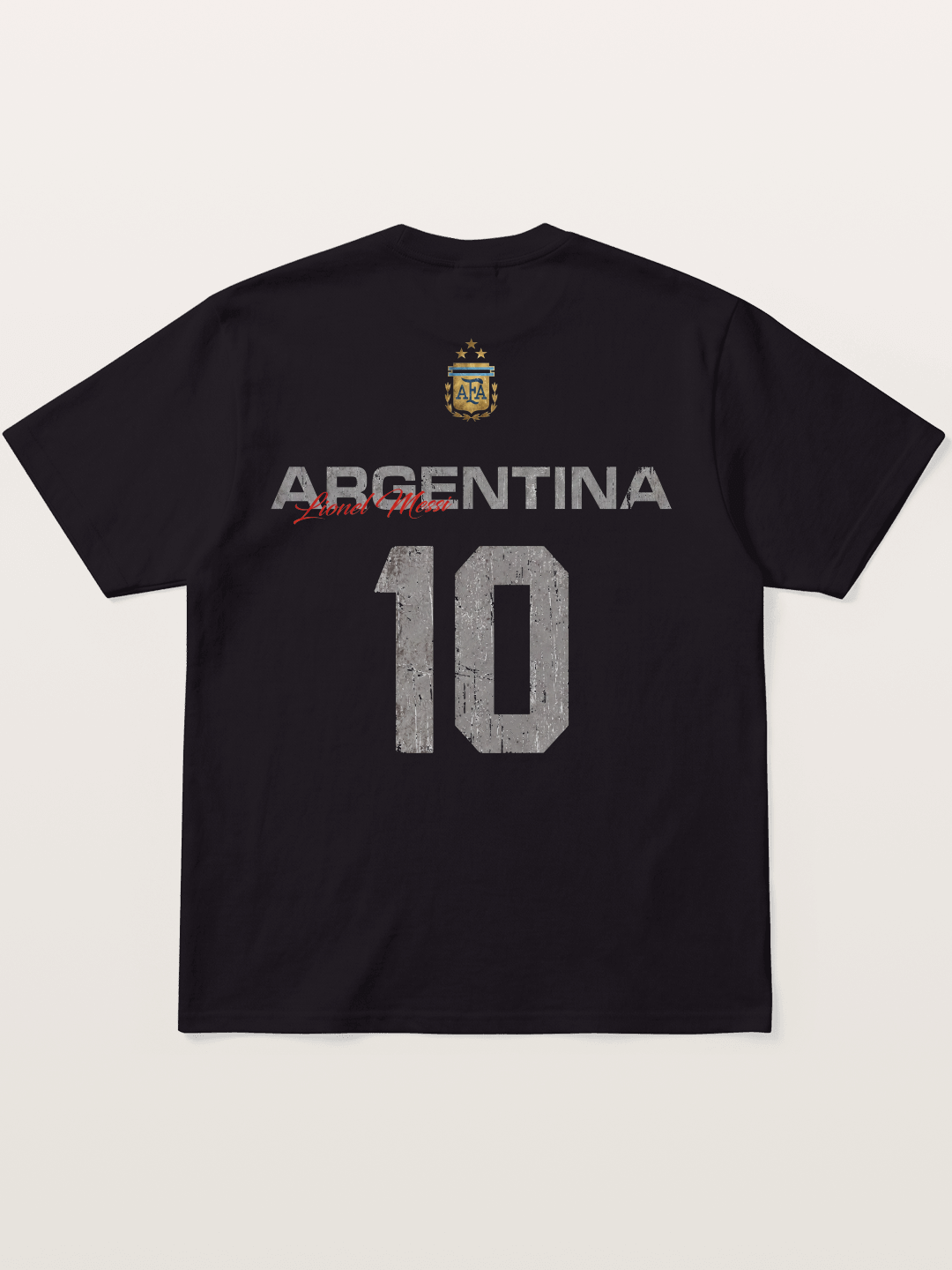 Argentina Messi 10 Retro Cotton T-shirt
