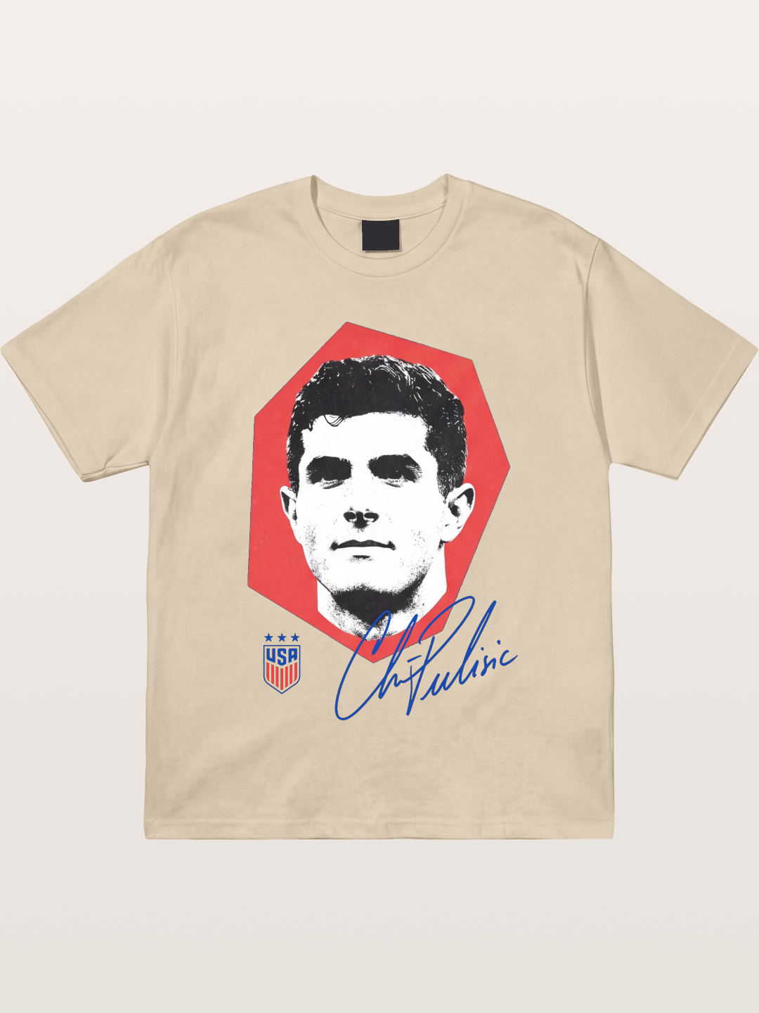 Christian Pulisic Octagon Signed Mark Gildan T-shirt