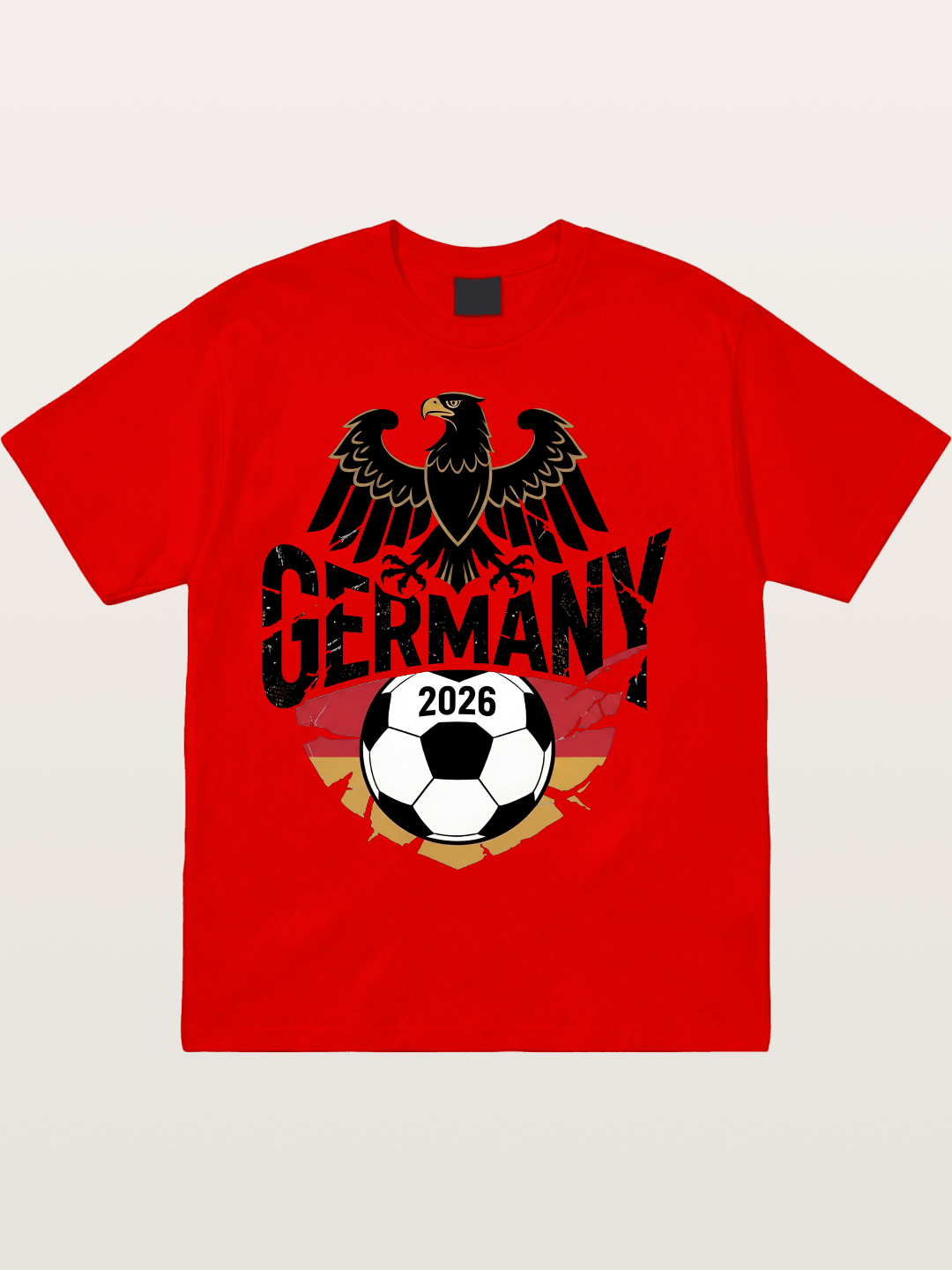 Germany 2026 Eagle Soccer Crest Cotton T-shirt