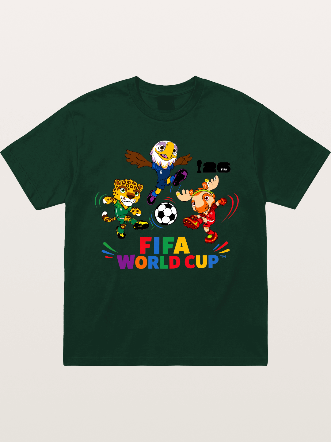 FIFA World Cup Mascots Print Gildan T-shirt