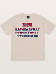 Norway 2026 Folk Pattern Print Cotton T-shirt