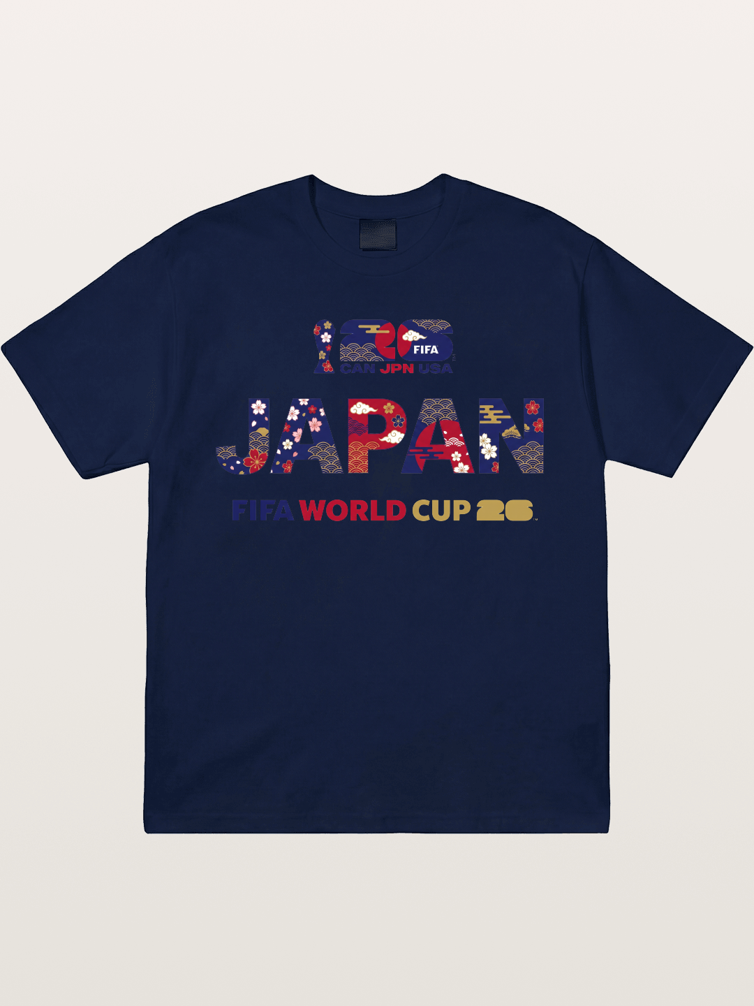 2026 World Cup Japan Sakura Typo Gildan T-shirt
