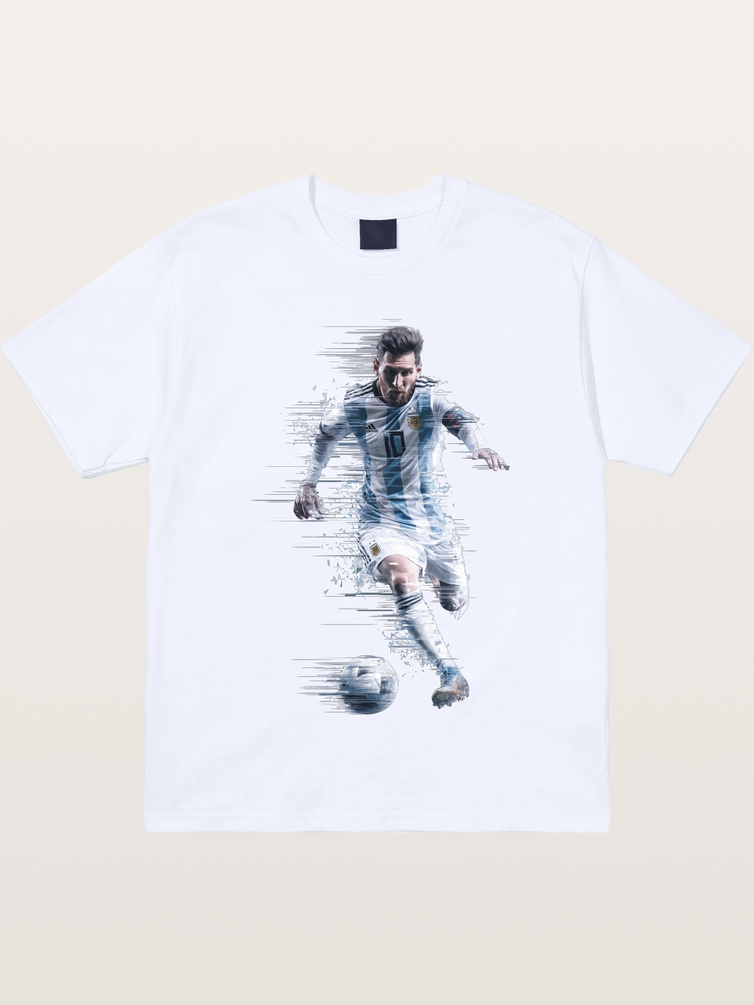 Messi Motion Blur Graphic Gildan T-shirt