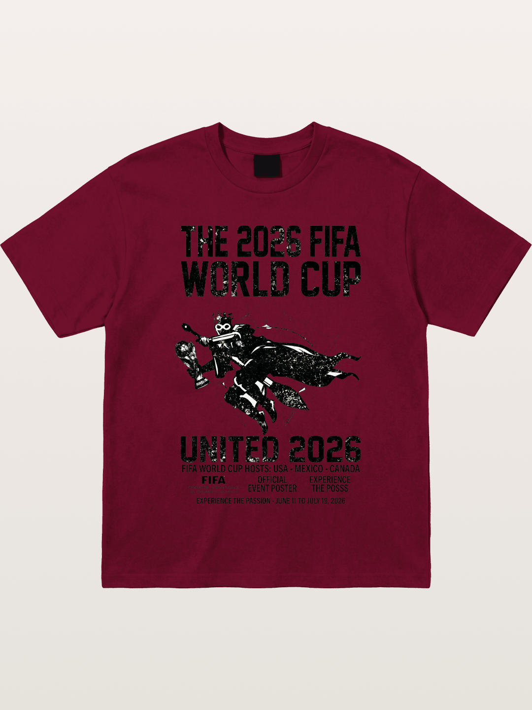 2026 World Cup Rider Poster Gildan T-shirt