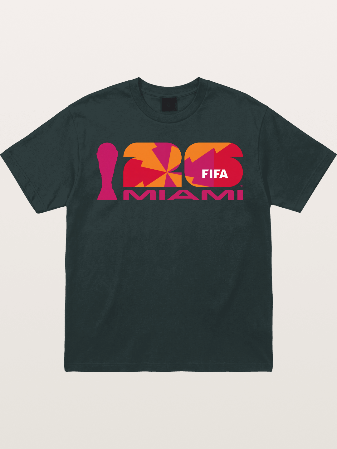 Miami WC 2026 Colorful Geometric Logo Gildan T-shirt