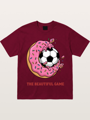 Donut Soccer Sweet Game Art Gildan T-shirt