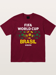 Brasil WC 2026 Speed Text Design Gildan T-shirt