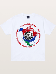 Soccer Ball Americas Burst Design Gildan T-shirt