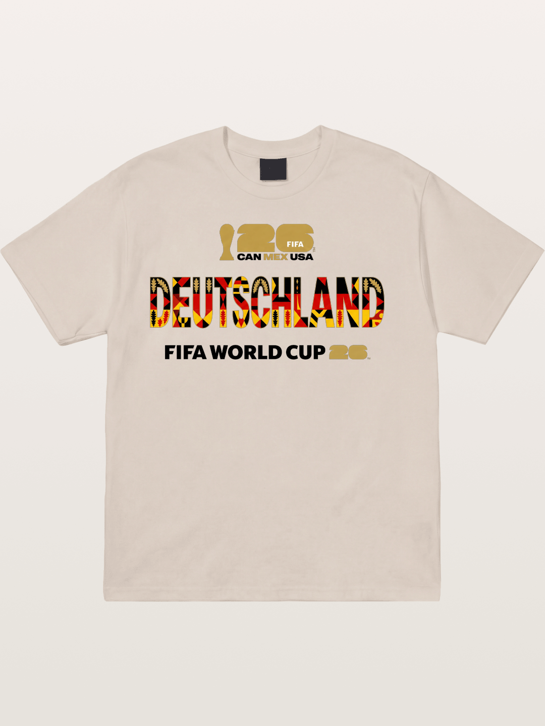 Deutschland 2026 Tribal Print Cotton T-shirt