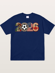2026 WC Tribal Flag Design Soft-Stay T-shirt