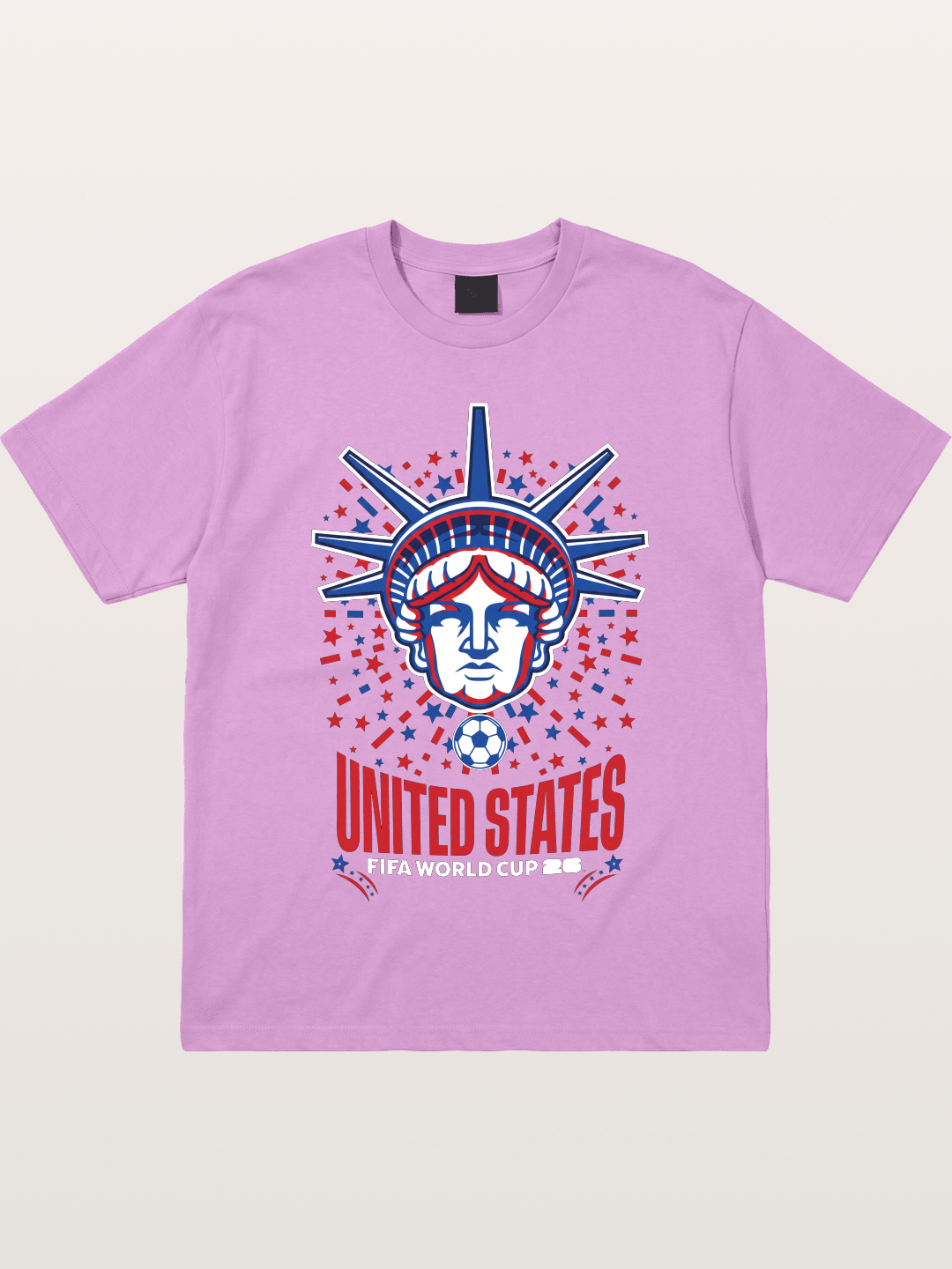 USA WC 2026 Statue of Liberty Badge Gildan T-shirt