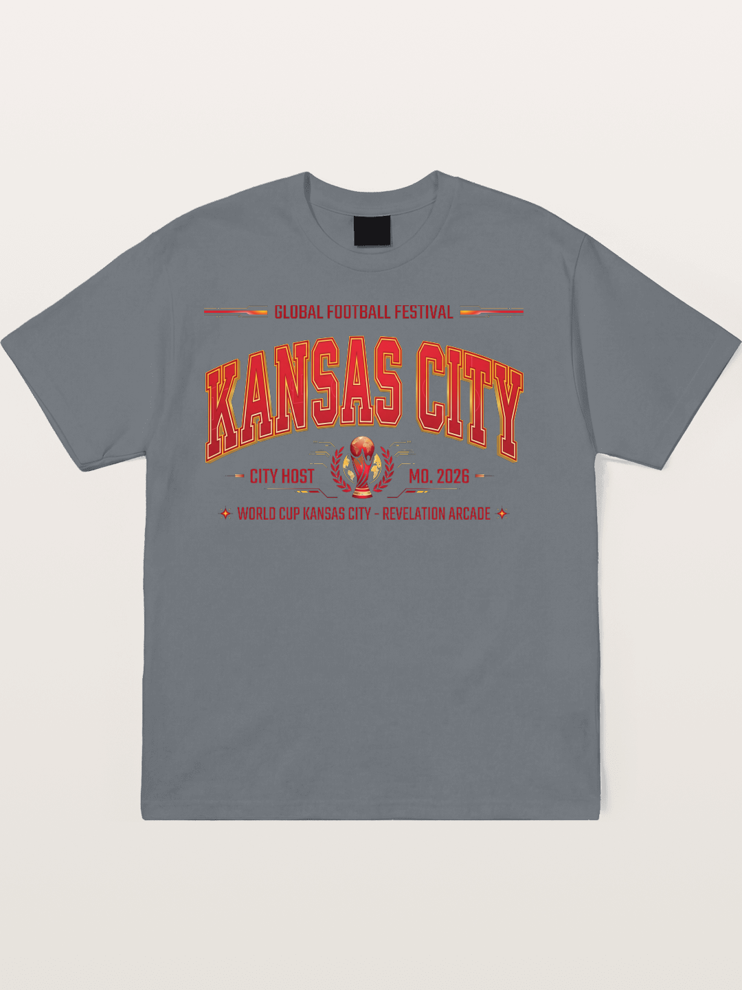 Kansas City 2026 WC Art Cotton T-shirt