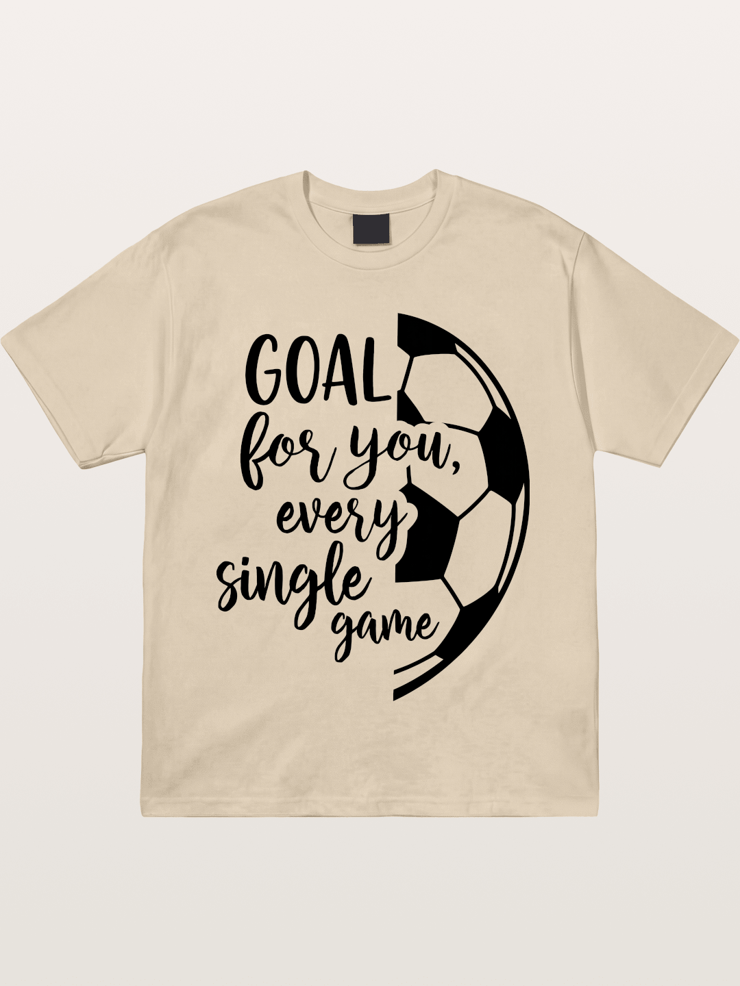 Goal For You Soccer Script Card Gildan T-shirt