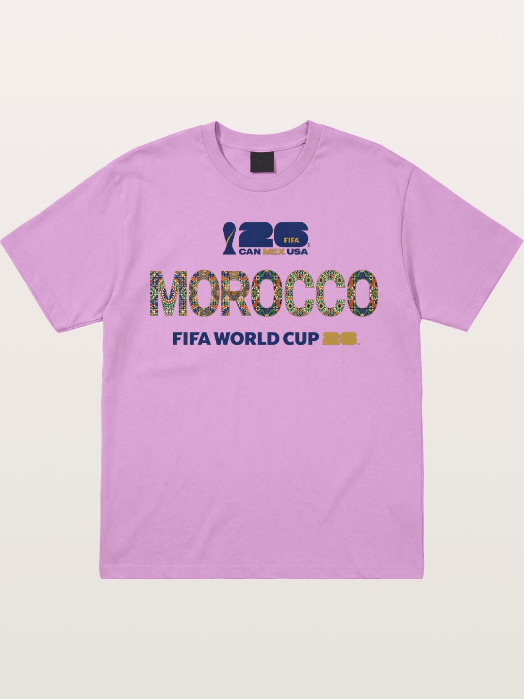 Morocco 2026 Mosaic Typography Gildan T-shirt