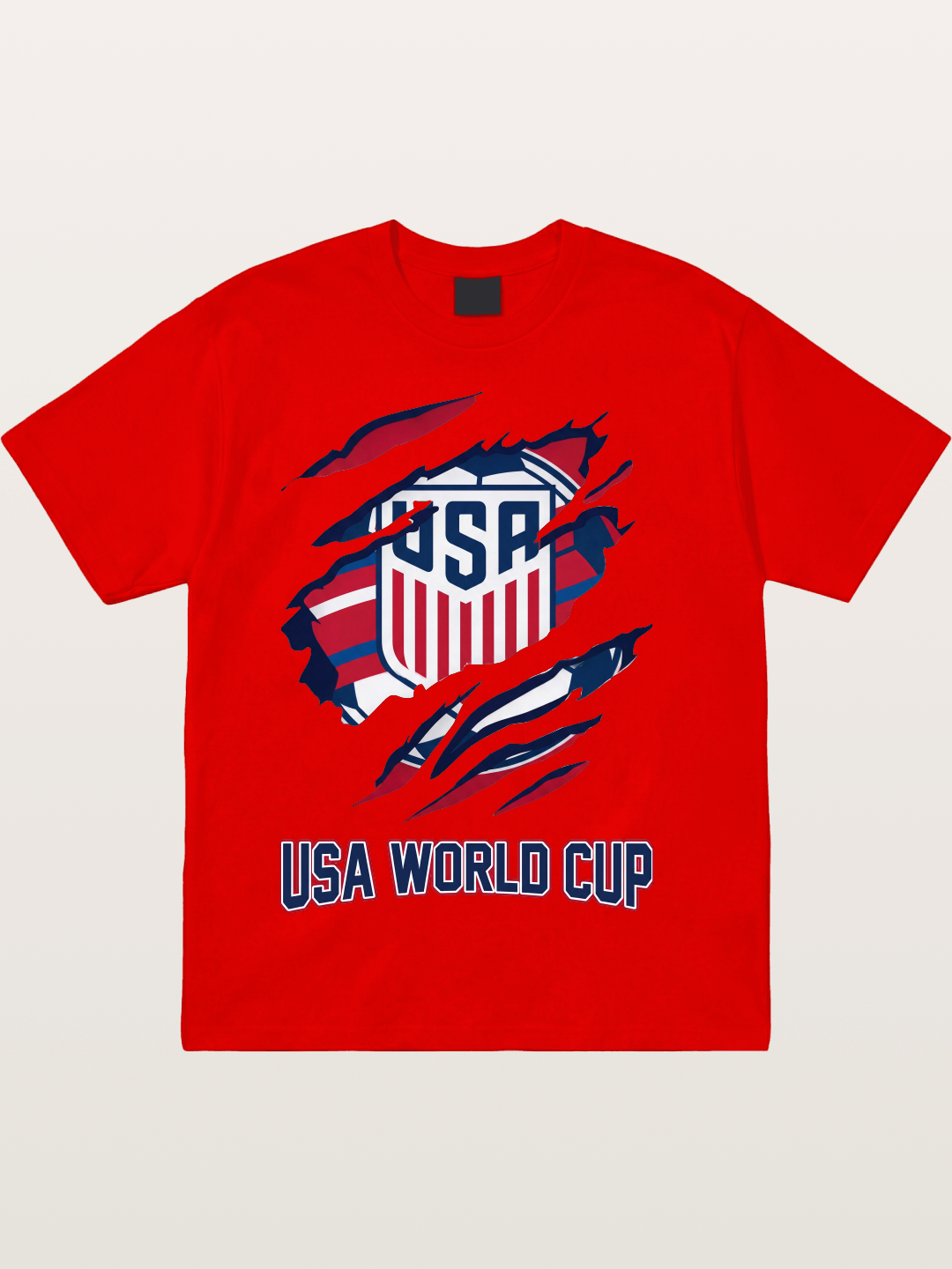 USA World Cup Claw Logo Cotton T-shirt
