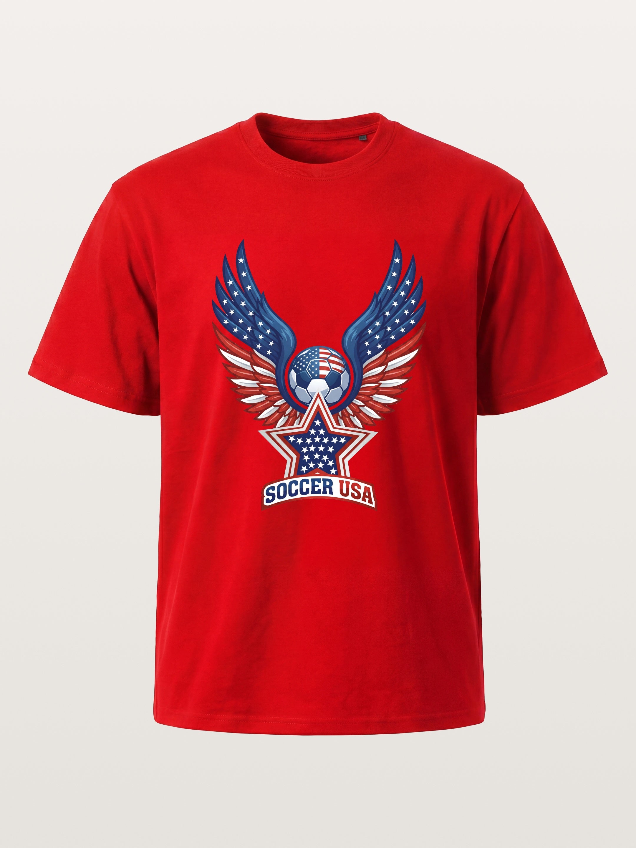 Soccer USA Wings Star Logo Cotton T-shirt