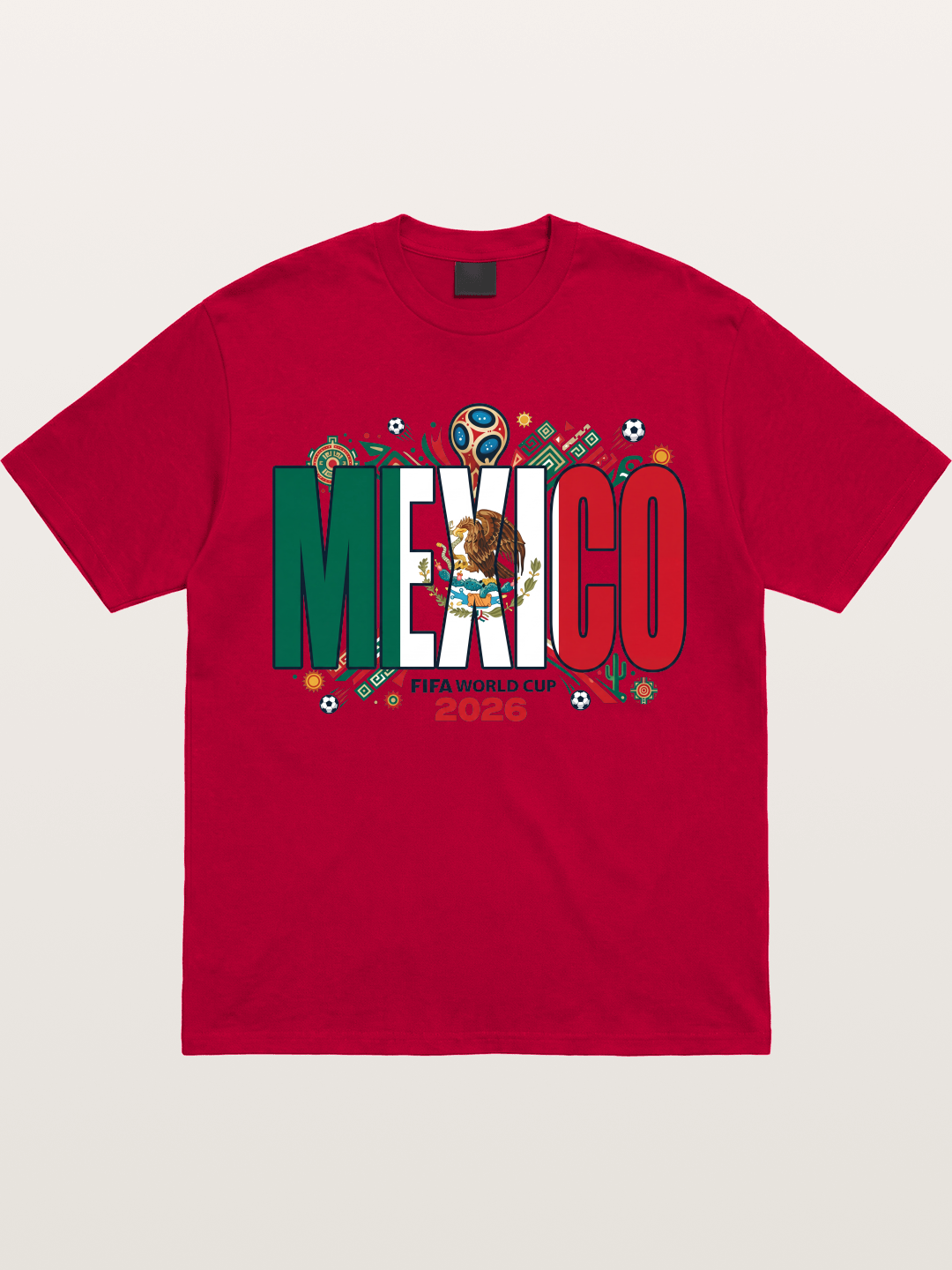 Mexico 2026 World Cup Lettering Gildan T-shirt