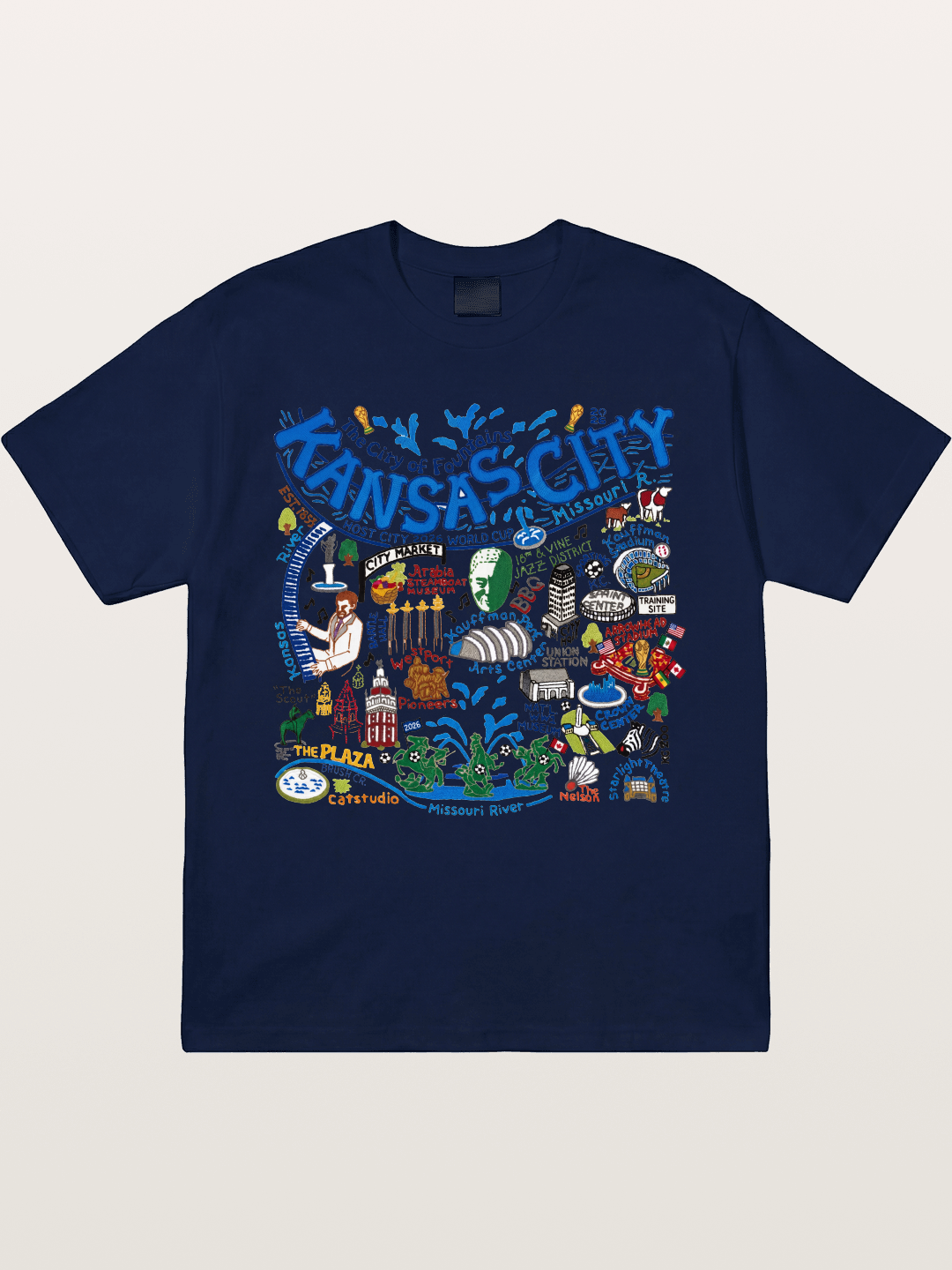 Kansas City World Cup Graphic Gildan T-shirt