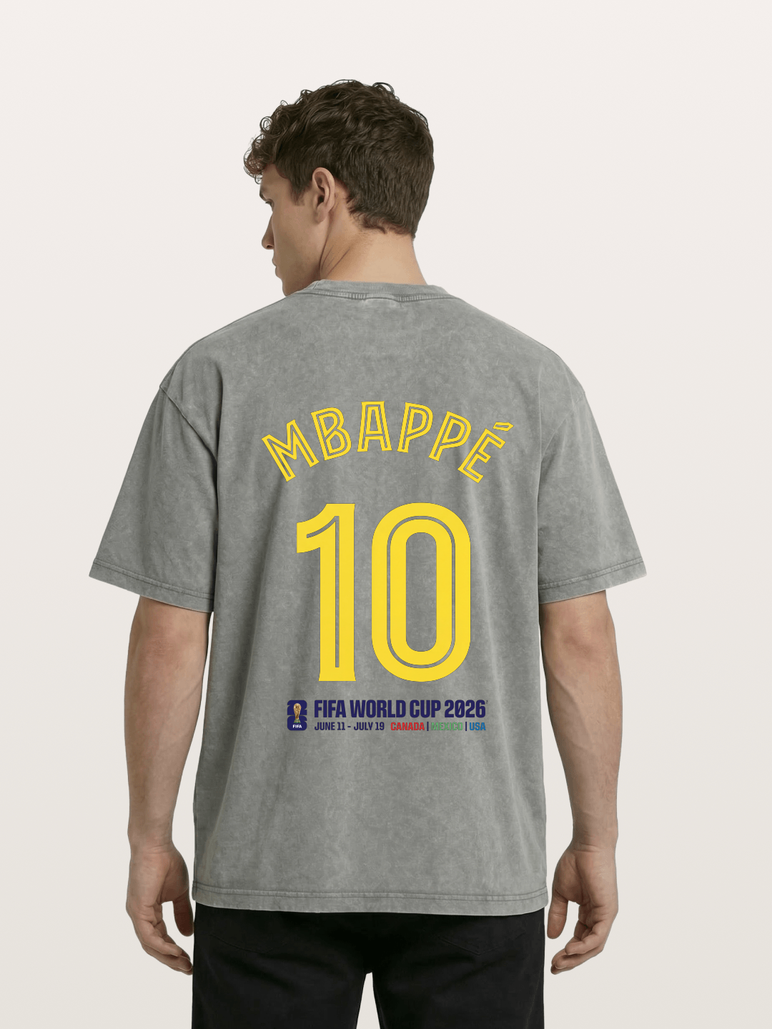 Mbappé 10 World Cup 2026 Washed T-shirt