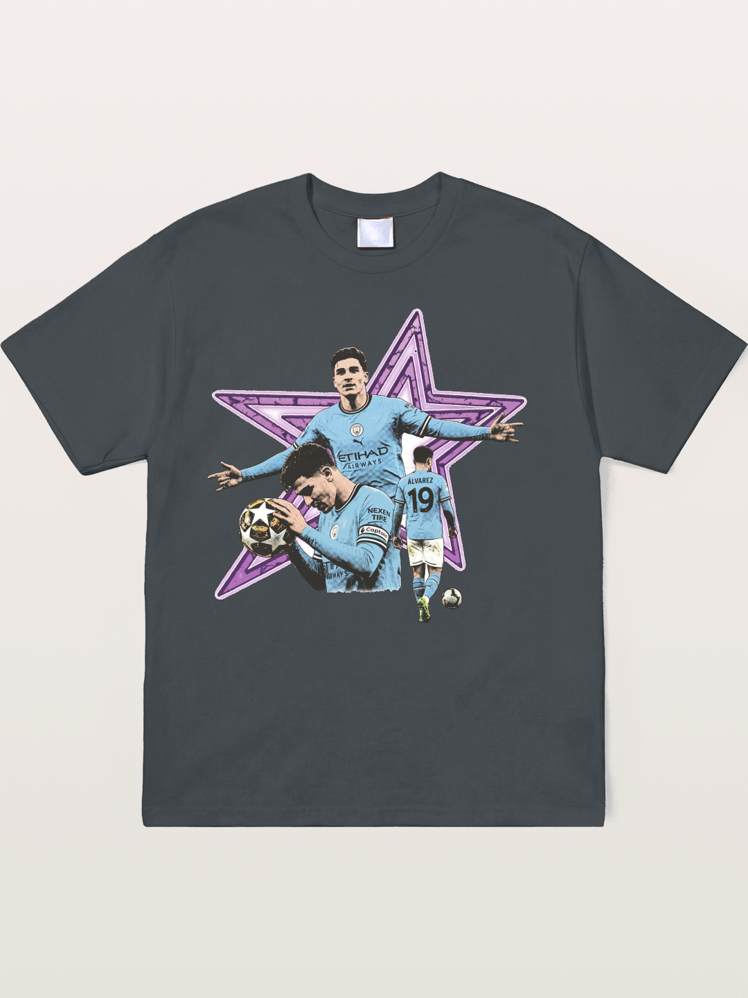 Manchester City Star Collage Soft-Stay T-shirt