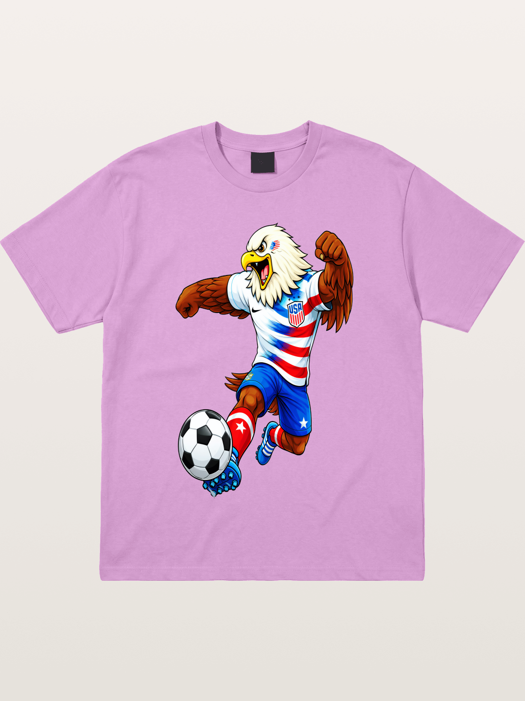 USA Eagle Mascot Soccer Graphic Gildan T-shirt
