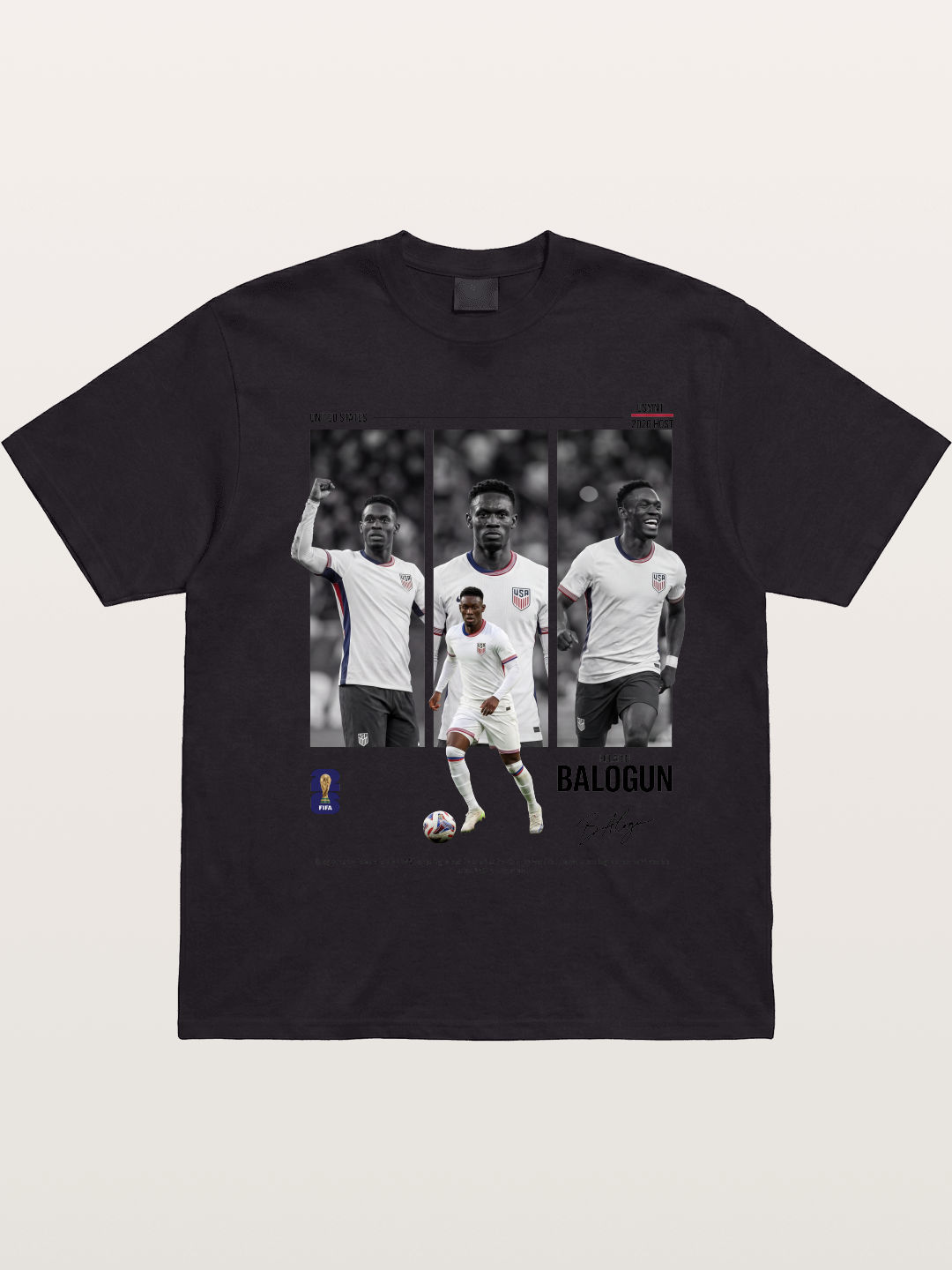 Folarin Balogun Three Panel Archive Gildan T-shirt