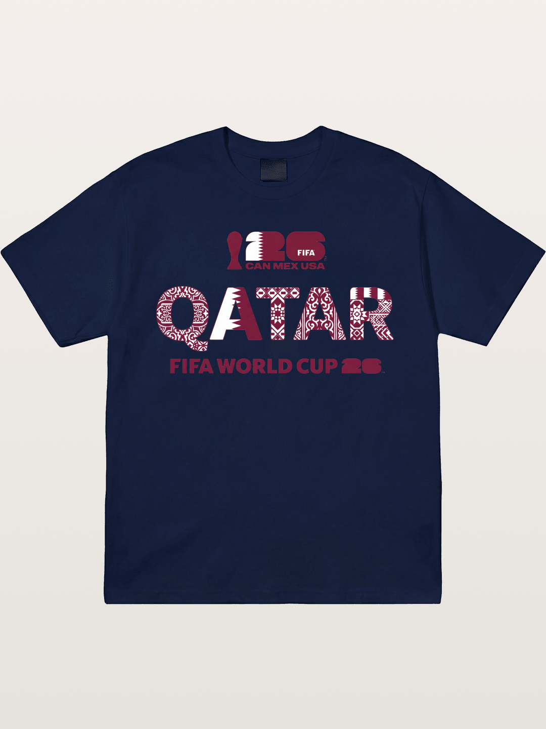 Qatar 2026 Geometric Ornament Art Gildan T-shirt