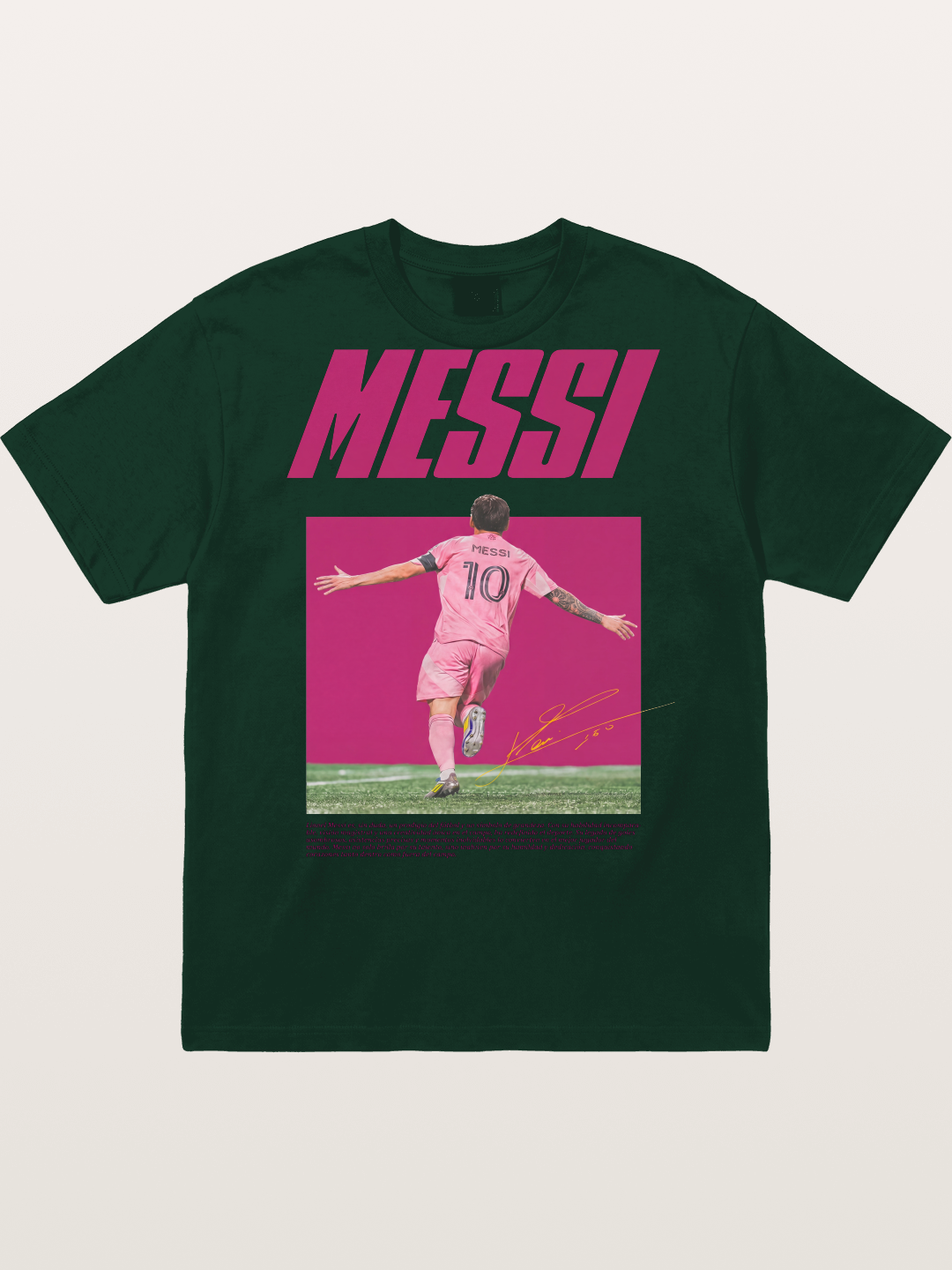 Messi Inter Miami Pink Kit Gildan T-shirt